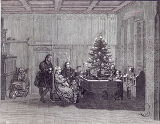 Nochebuena en Alemania: Martín Lutero y su familia, de 